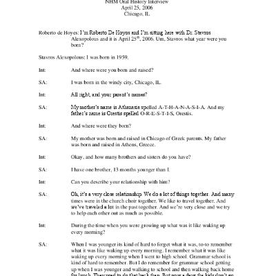 Oral History