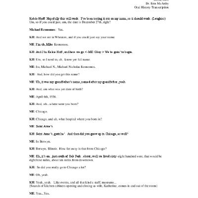 Oral History