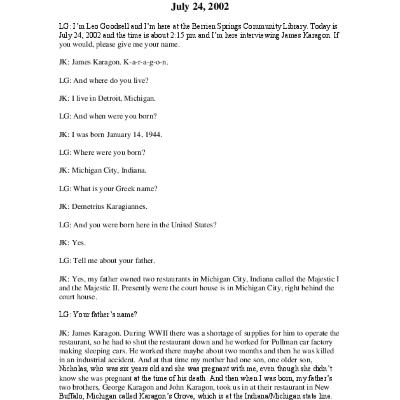 Oral History