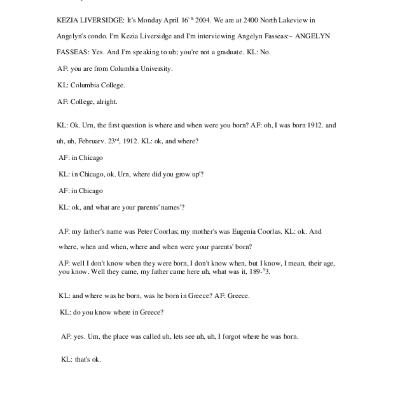 Oral History