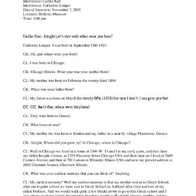 Oral History