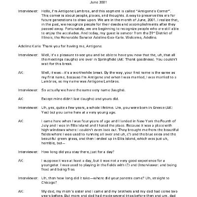 Oral History