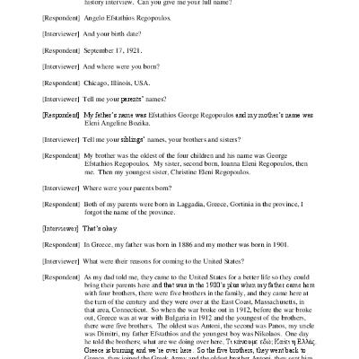 Oral History